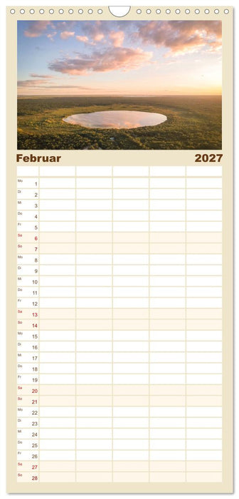 Mexiko aus der Vogelperspektive (CALVENDO Familienplaner 2027)