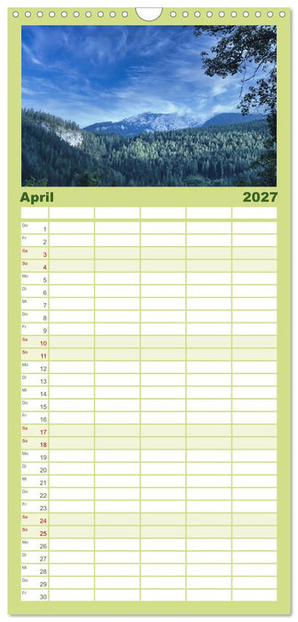 Nationalpark Berchtesgaden- Magische Augenblicke (CALVENDO Familienplaner 2027)