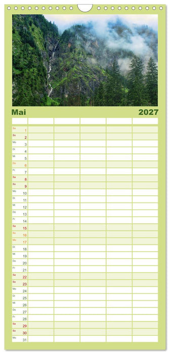 Nationalpark Berchtesgaden- Magische Augenblicke (CALVENDO Familienplaner 2027)