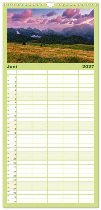 Nationalpark Berchtesgaden- Magische Augenblicke (CALVENDO Familienplaner 2027)