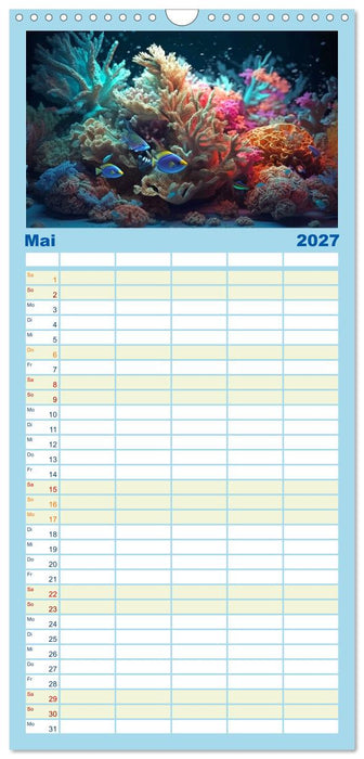 Fantasie bei die Fische! (CALVENDO Familienplaner 2027)