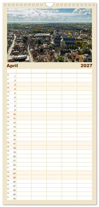 Ein Blick auf Leiden (CALVENDO Familienplaner 2027)