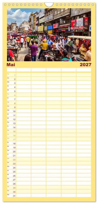 Faszination Indien (CALVENDO Familienplaner 2027)