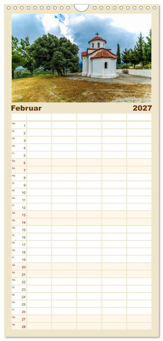 Idyllisches Rhodos (CALVENDO Familienplaner 2027)