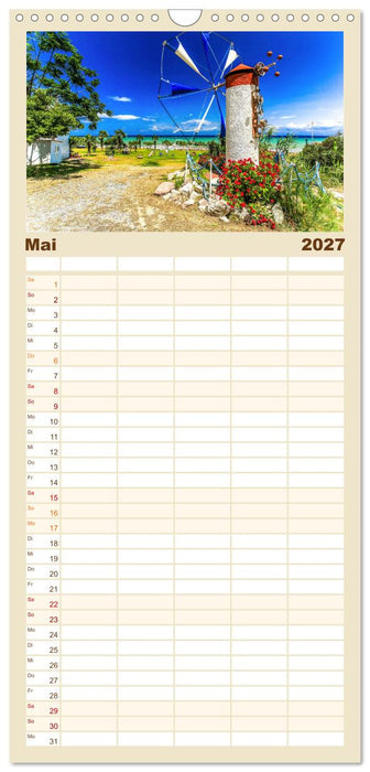 Idyllisches Rhodos (CALVENDO Familienplaner 2027)