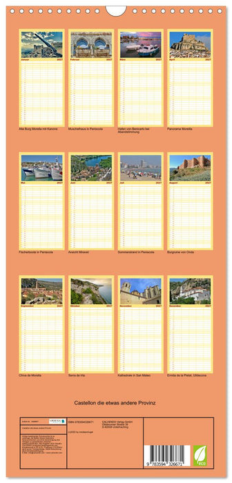 Castellon die etwas andere Provinz (CALVENDO Familienplaner 2027)