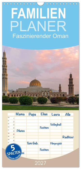 Faszinierender Oman (CALVENDO Familienplaner 2027)