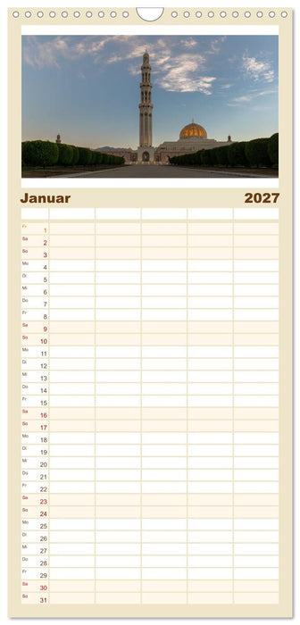 Faszinierender Oman (CALVENDO Familienplaner 2027)