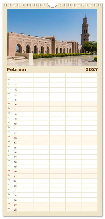 Faszinierender Oman (CALVENDO Familienplaner 2027)