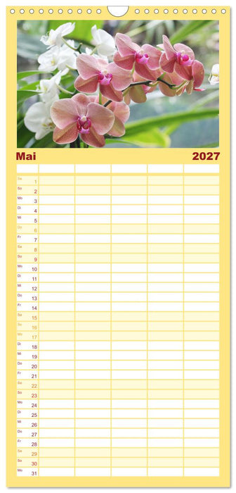 Mein Orchideentraum (CALVENDO Familienplaner 2027)