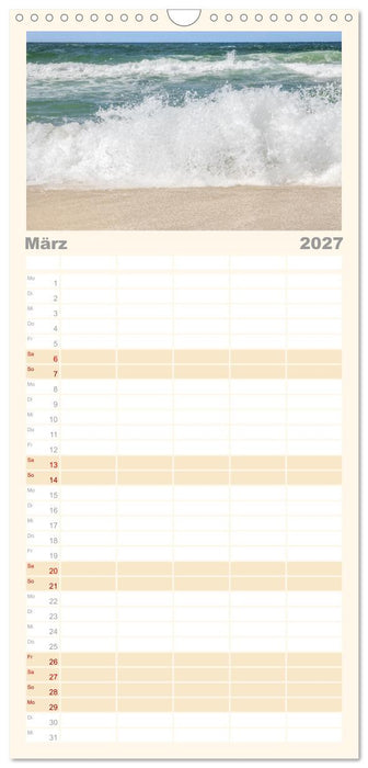 Nordsee Insel Sylt (CALVENDO Familienplaner 2027)