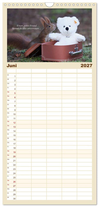 Tipps von Eichhörnchen an Eichhörnchenliebhaber (CALVENDO Familienplaner 2027)