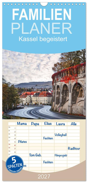 Kassel begeistert (CALVENDO Familienplaner 2027)