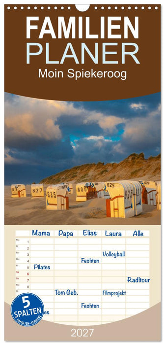 Moin Spiekeroog (CALVENDO Familienplaner 2027)