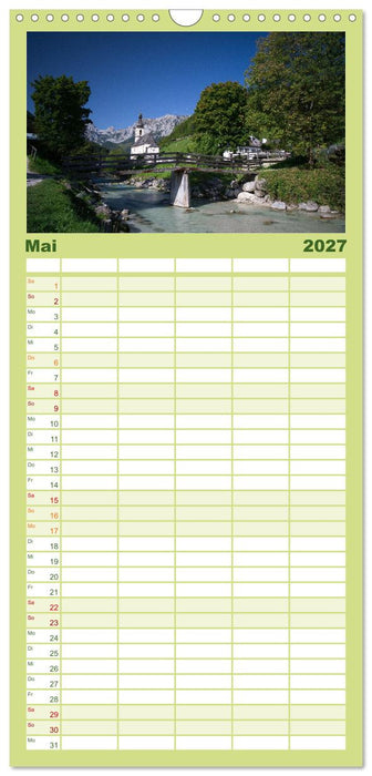 Deutschlands Motive (CALVENDO Familienplaner 2027)