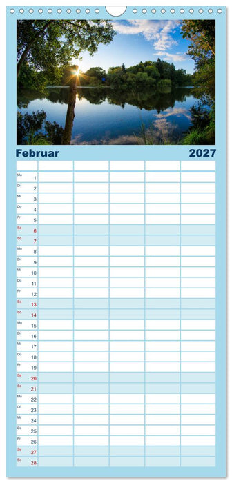 Meer-Landschaft - 12 Monate Schleswig Holstein (CALVENDO Familienplaner 2027)