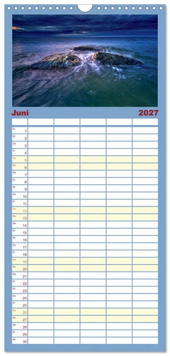 Ostseesteine (CALVENDO Familienplaner 2027)
