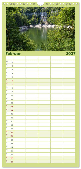 Frankreich - Franche-Comté (CALVENDO Familienplaner 2027)