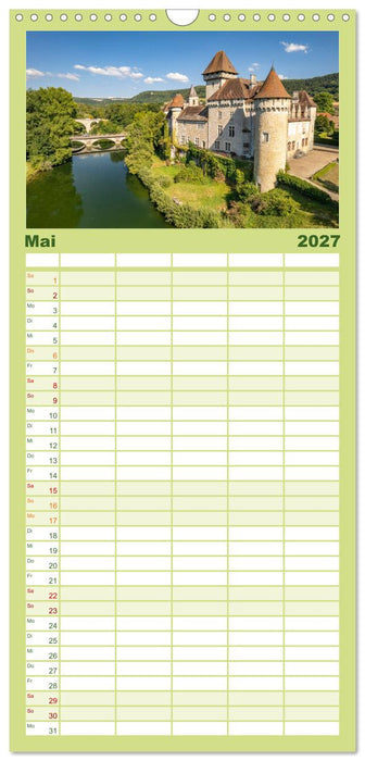 Frankreich - Franche-Comté (CALVENDO Familienplaner 2027)