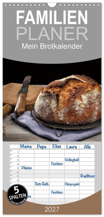 Mein Brotkalender (CALVENDO Familienplaner 2027)