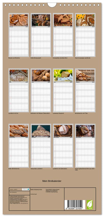 Mein Brotkalender (CALVENDO Familienplaner 2027)