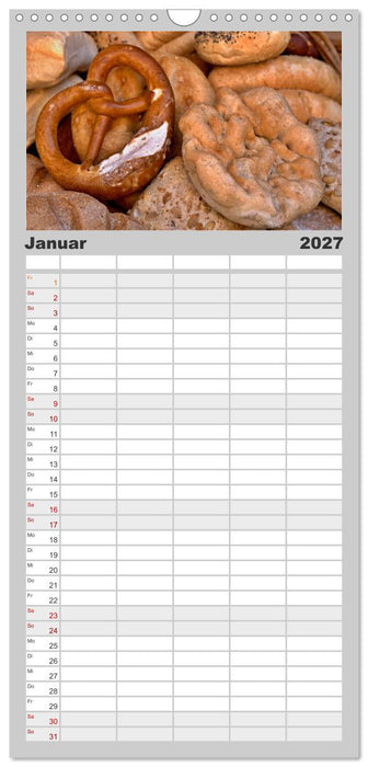 Mein Brotkalender (CALVENDO Familienplaner 2027)