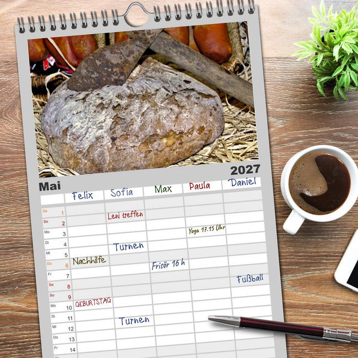 Mein Brotkalender (CALVENDO Familienplaner 2027)