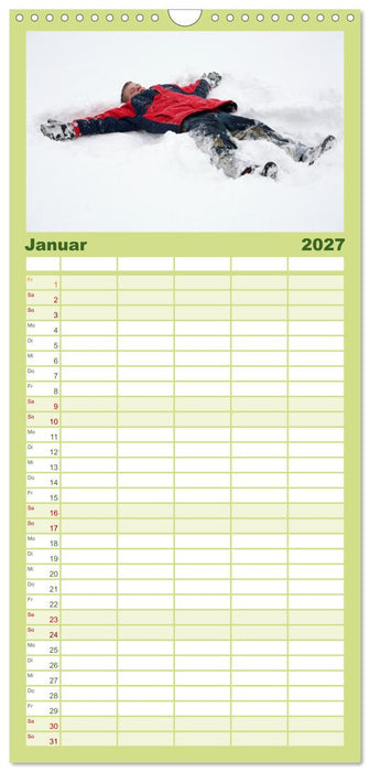 Wir lieben die Natur! (CALVENDO Familienplaner 2027)