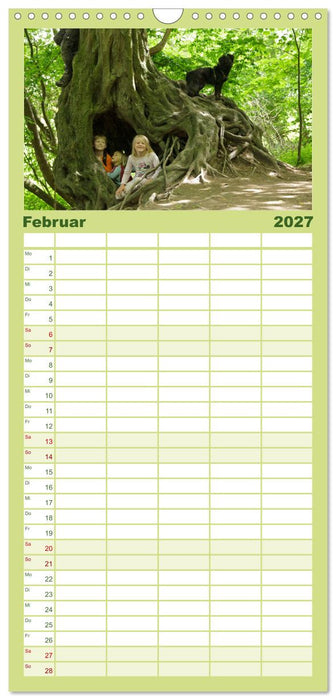 Wir lieben die Natur! (CALVENDO Familienplaner 2027)