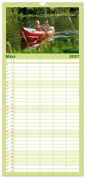 Wir lieben die Natur! (CALVENDO Familienplaner 2027)