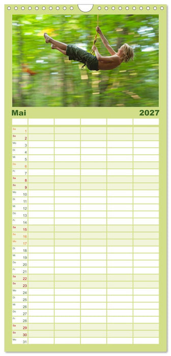 Wir lieben die Natur! (CALVENDO Familienplaner 2027)