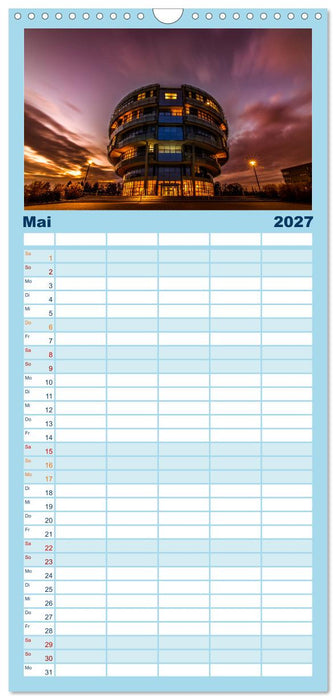 Hannover bei Nacht 2027 (CALVENDO Familienplaner 2027)