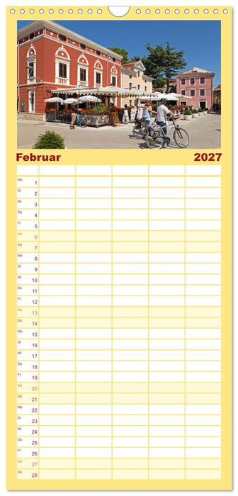 sonniges Istrien (CALVENDO Familienplaner 2027)