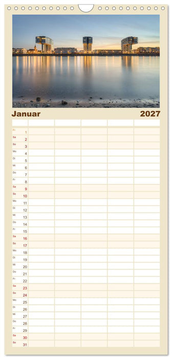Wunderschönes Köln (CALVENDO Familienplaner 2027)