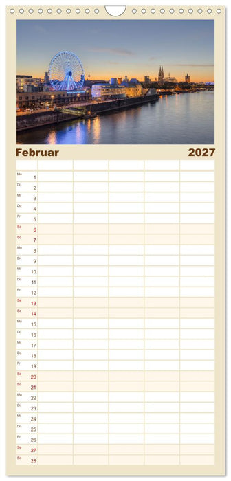 Wunderschönes Köln (CALVENDO Familienplaner 2027)