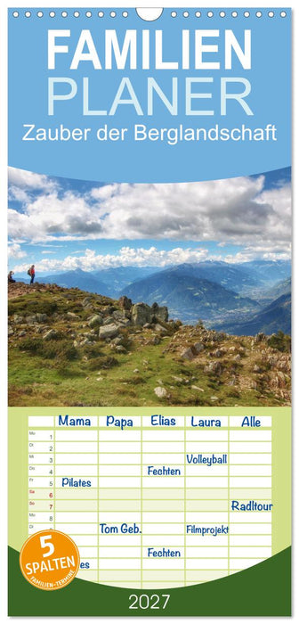 Zauber der Berglandschaft (CALVENDO Familienplaner 2027)