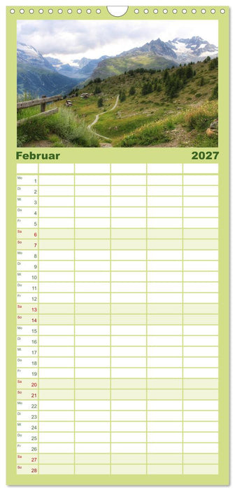 Zauber der Berglandschaft (CALVENDO Familienplaner 2027)