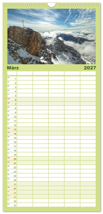 Zauber der Berglandschaft (CALVENDO Familienplaner 2027)