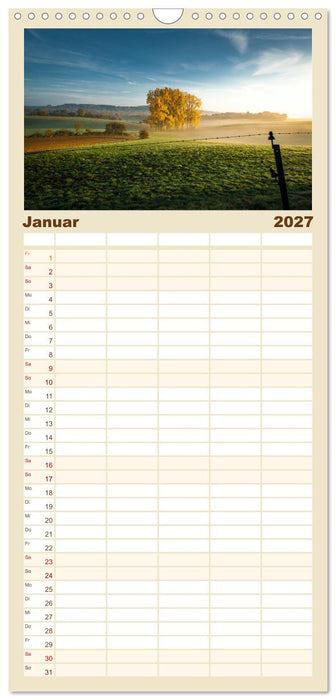 Belgien - Bezaubernde Natur und eindrucksvolle Städte. (CALVENDO Familienplaner 2027)
