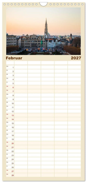 Belgien - Bezaubernde Natur und eindrucksvolle Städte. (CALVENDO Familienplaner 2027)