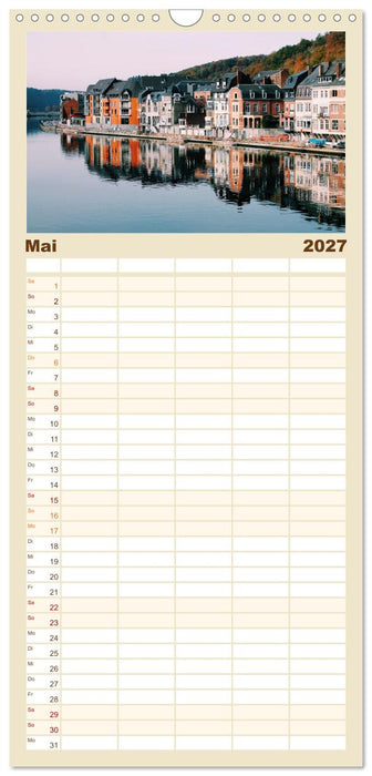 Belgien - Bezaubernde Natur und eindrucksvolle Städte. (CALVENDO Familienplaner 2027)