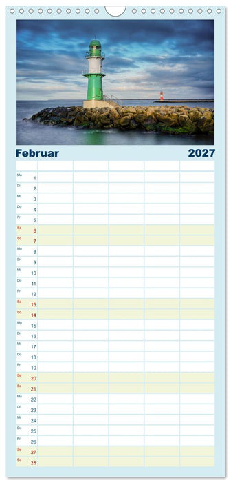 Farben der Ostsee (CALVENDO Familienplaner 2027)