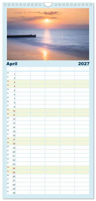 Farben der Ostsee (CALVENDO Familienplaner 2027)