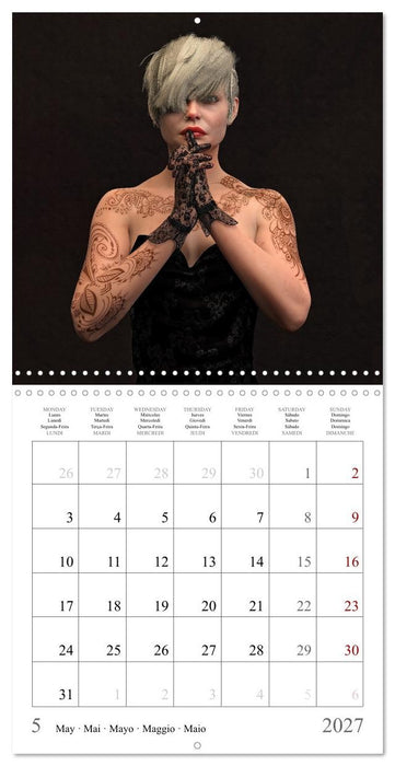 Tattoos on nice skin (CALVENDO Monthly Calendar 2027)