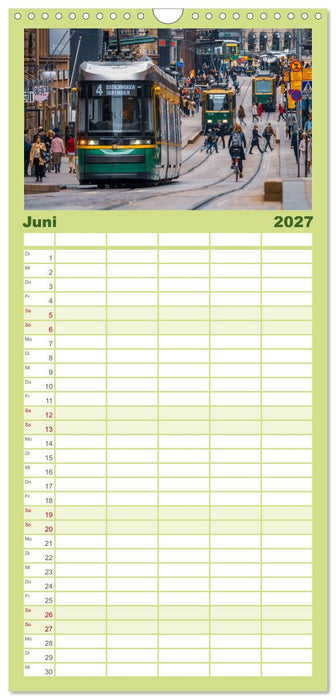 Helsinki - Eine wunderschöne Reise in die finnische Hauptstadt. (CALVENDO Familienplaner 2027)