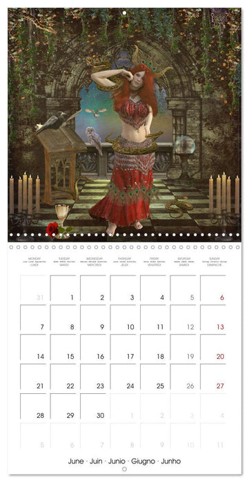 Divine Feminine Goddess Art (CALVENDO Monthly Calendar 2027)