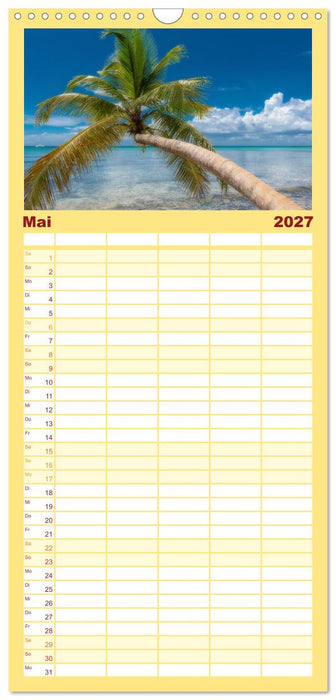 Karibik Traum Isla Saona (CALVENDO Familienplaner 2027)