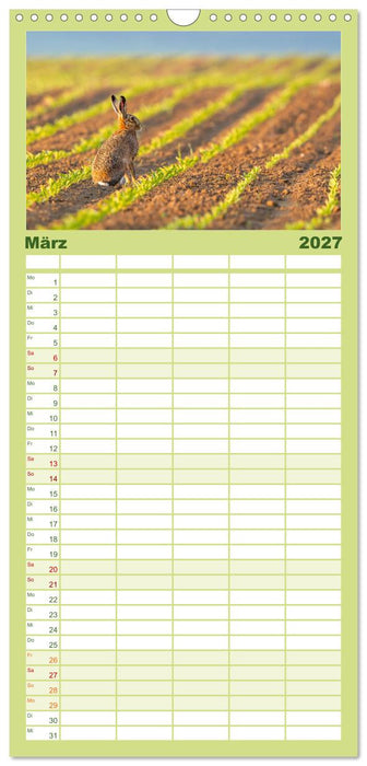 Magie Heimische Natur (CALVENDO Familienplaner 2027)