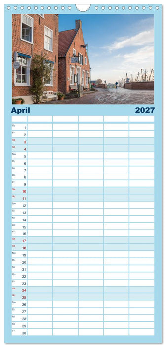 Greetsiel in Ostfriesland (CALVENDO Familienplaner 2027)