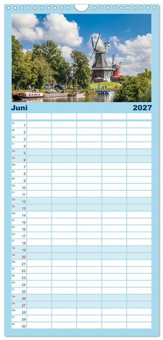 Greetsiel in Ostfriesland (CALVENDO Familienplaner 2027)